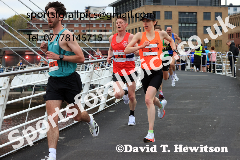 Quayside 5k, 2026 Quayside 5k and Junior 3k, Newcastle/Gateshead. Photo: David T. Hewitson/Sports for All Pics